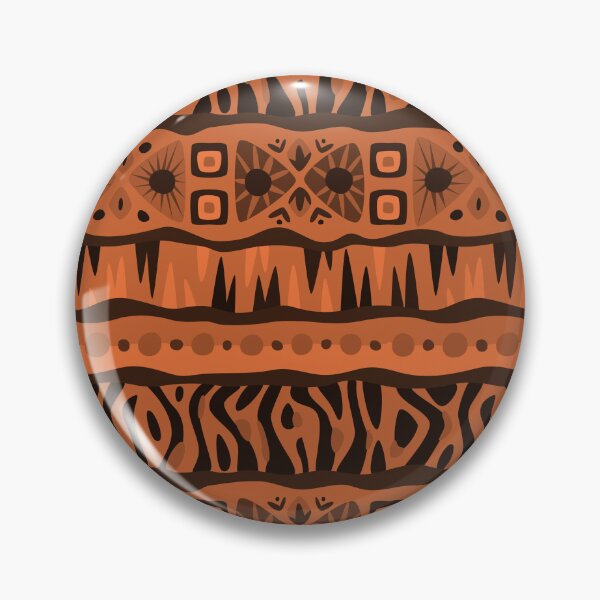 Item preview, African Tribal Mudcloth Style Pattern in Earthy Tones designed and sold by SoccaTamam.