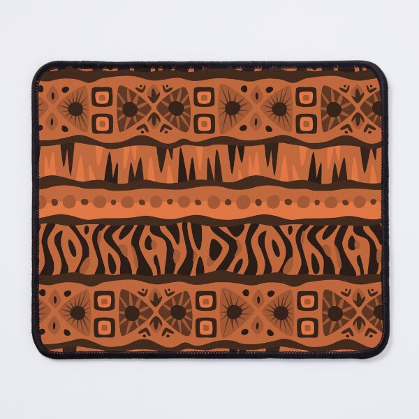 Item preview, African Tribal Mudcloth Style Pattern in Earthy Tones designed and sold by SoccaTamam.