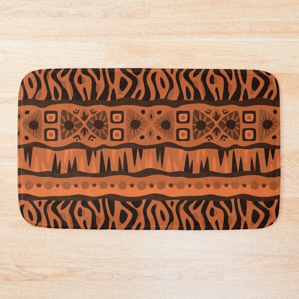 Item preview, African Tribal Mudcloth Style Pattern in Earthy Tones designed and sold by SoccaTamam.