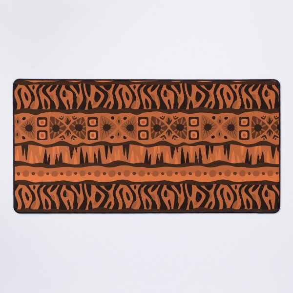 Item preview, African Tribal Mudcloth Style Pattern in Earthy Tones designed and sold by SoccaTamam.