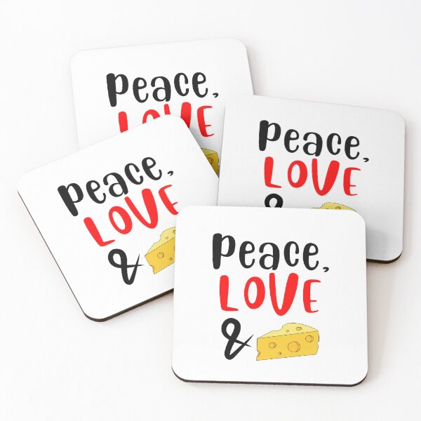Item preview, Peace Love and Cheese, Willow Days designed and sold by avit1.