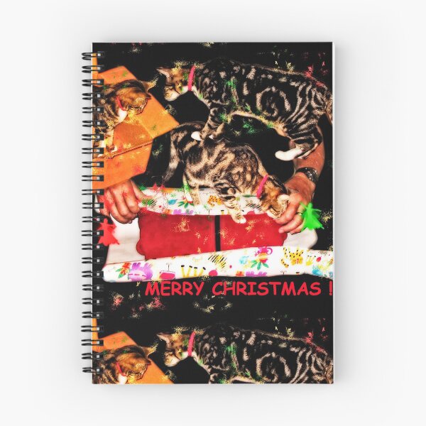 Item preview, Cats Merry Christmas Card designed and sold by Kay Brewer.
