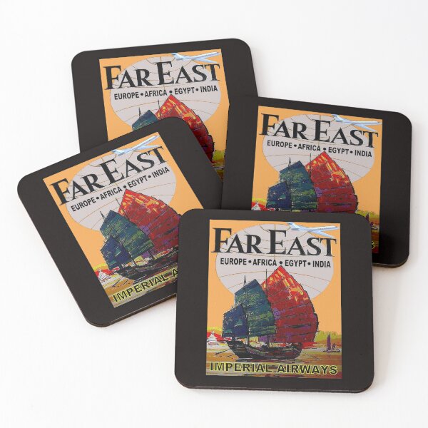 Item preview,  IMPERIAL AIRWAYS : Vintage England India and the Far East Advertising Print designed and sold by posterbobs.