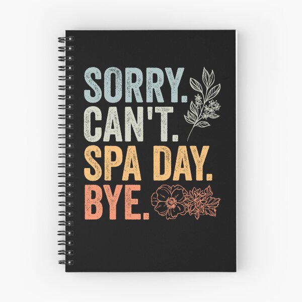 Artikelvorschau, Sorry Can't Retro Spa Day Appreciation For A Girls Spa Trip entworfen und verkauft von Nessshirts.