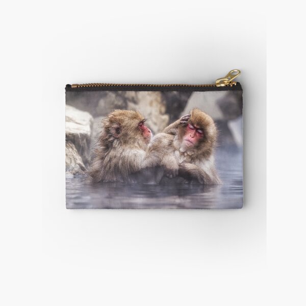 Item preview, Snow monkeys playing in hot spring designed and sold by aaronchoi.