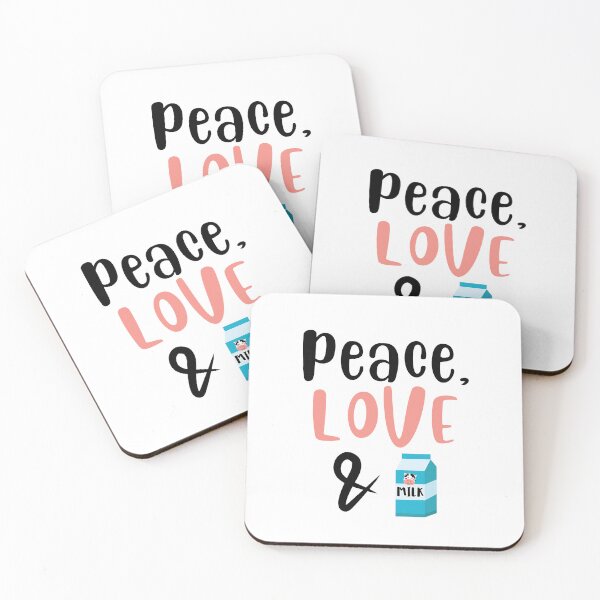 Item preview, Peace Love and MILK, Willow Days designed and sold by avit1.