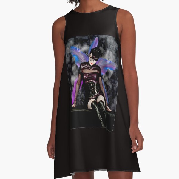 "Tiger Orchid" A-Line Dress
