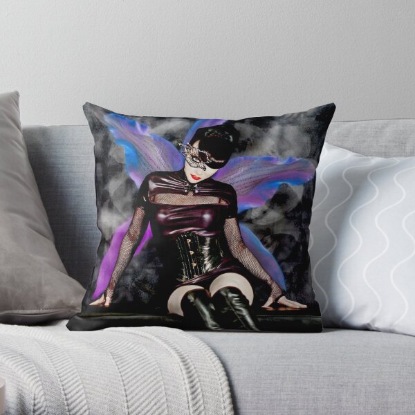 "Tiger Orchid" Throw Pillow