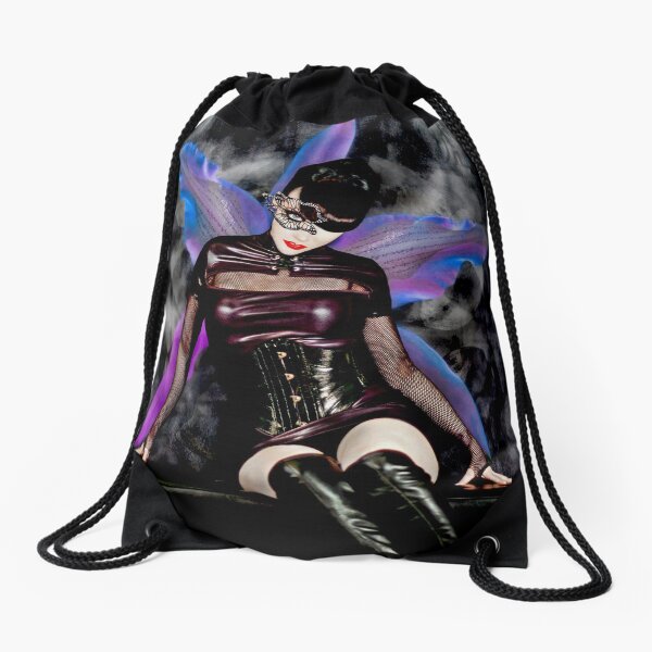 "Tiger Orchid" Drawstring Bag
