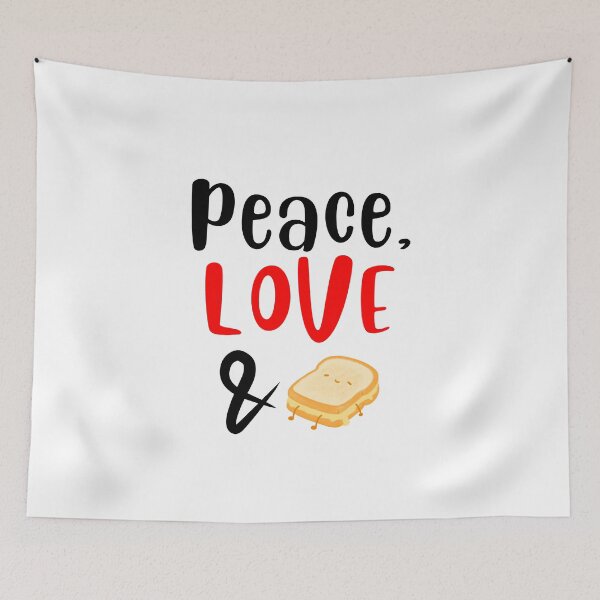 Item preview, Peace Love and Grilled Cheese Sandwich, Willow Days designed and sold by avit1.
