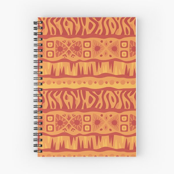 Item preview, African Tribal Mudcloth Style Pattern in Auburn Tones designed and sold by SoccaTamam.