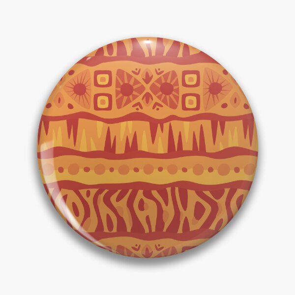 Item preview, African Tribal Mudcloth Style Pattern in Auburn Tones designed and sold by SoccaTamam.