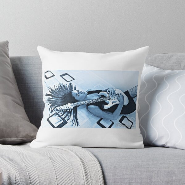 "My Ibanez Jem" Throw Pillow