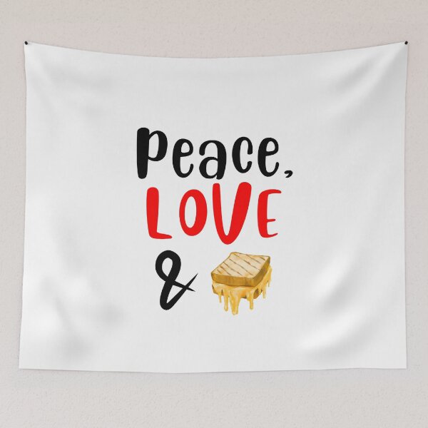 Item preview, Peace Love and Grilled Cheese Sandwich, Willow Days designed and sold by avit1.