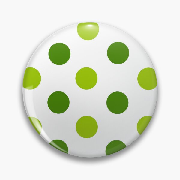 Item preview, Green White polka dot color pattern  designed and sold by khulisara246.