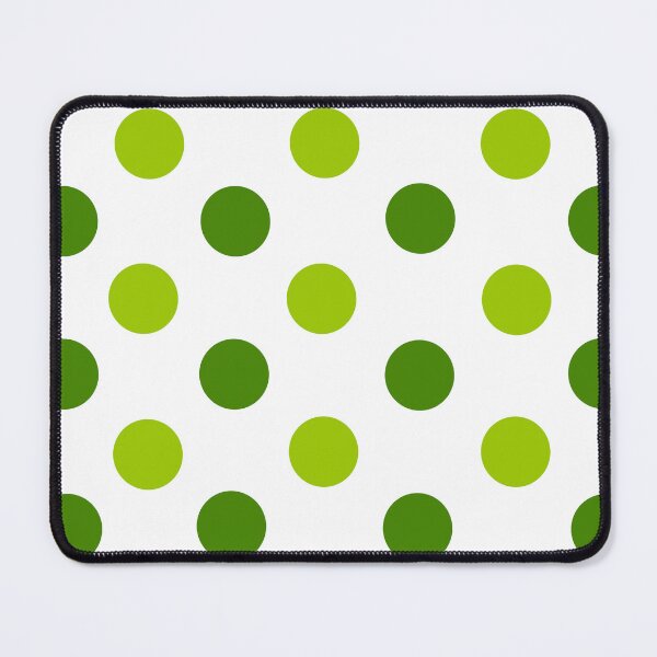 Item preview, Green White polka dot color pattern  designed and sold by khulisara246.