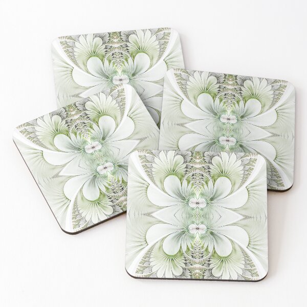 Item preview, A Delicate Green Fractal, fantasy art designed and sold by LoneAngel.