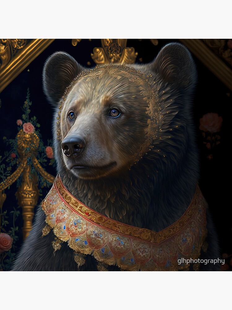 Renaissance / Medieval Bear Painting | (model 8)\