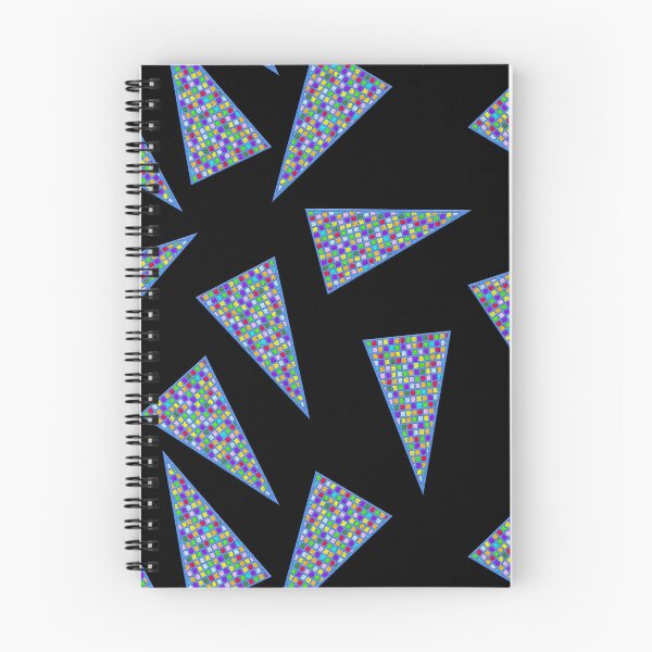 Item preview, Triangles multi colour on black designed and sold by TerenceLacey.