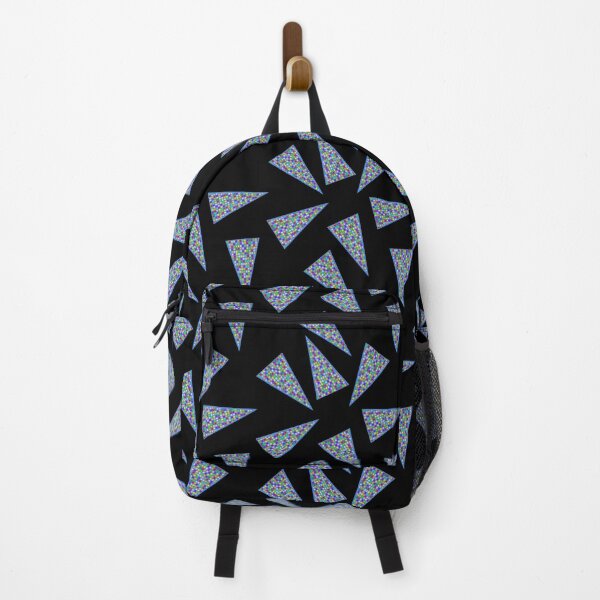Item preview, Triangles multi colour on black designed and sold by TerenceLacey.