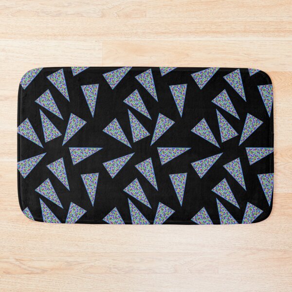 Item preview, Triangles multi colour on black designed and sold by TerenceLacey.