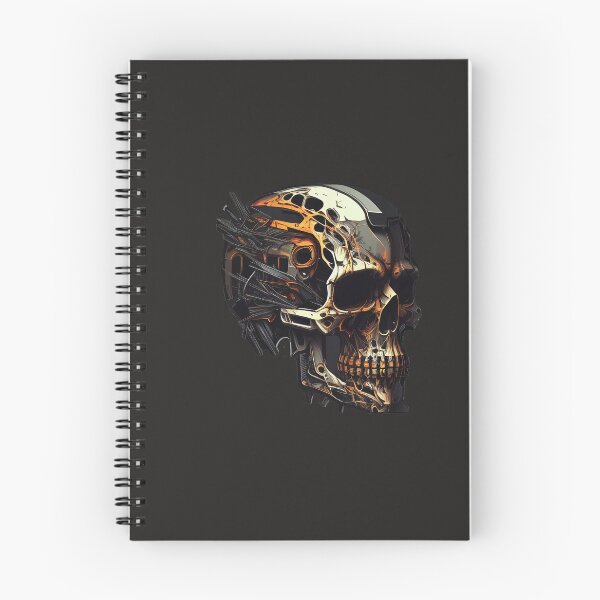 Item preview, Cyborg Skull designed and sold by BoneyardGrafix.