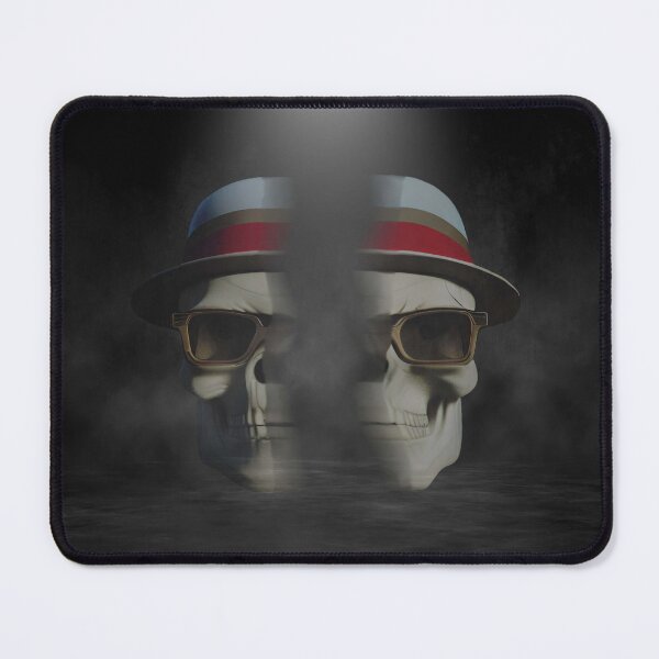 Item preview, skull in hat designed and sold by Mammoths.
