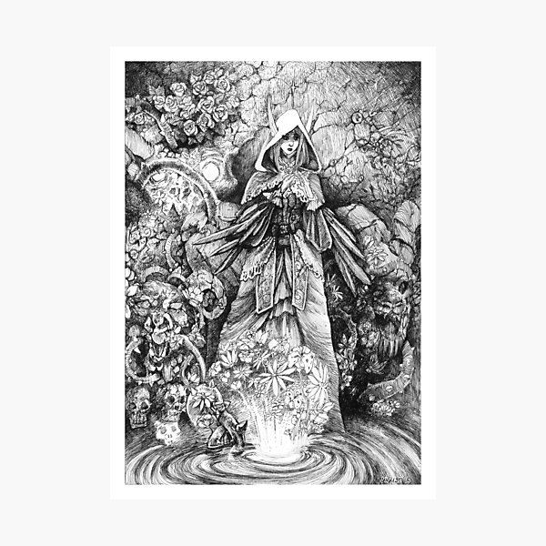 Nightmare Garden Photographic Print