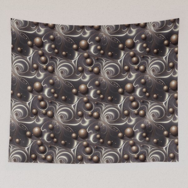 Item preview, Abstract silver design designed and sold by YeKnot.