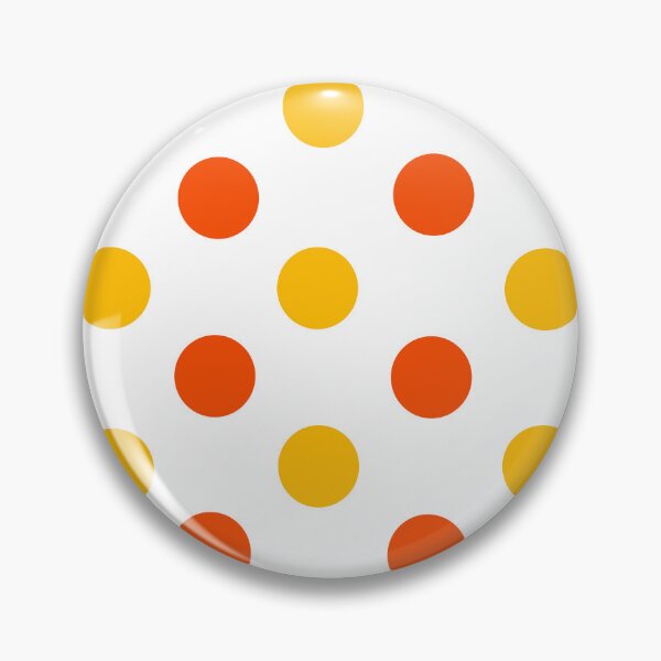 Item preview, Orange White Autumn Halloween polka dot color pattern  designed and sold by khulisara246.