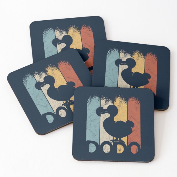 Item preview, Funky Vintage Dodo Silhouette Cool Retro Oldschool Bird designed and sold by Skizzenmonster.