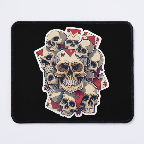 Item preview, Poker Skulls designed and sold by BoneyardGrafix.