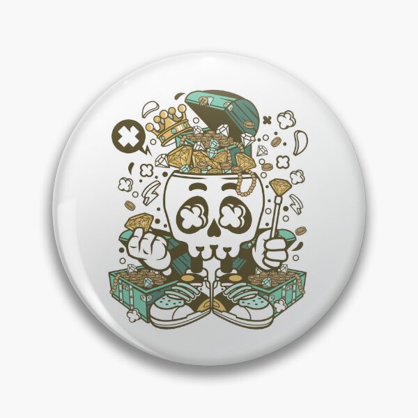 Item preview, Cabeza de calavera del tesoro designed and sold by LocalCreative.