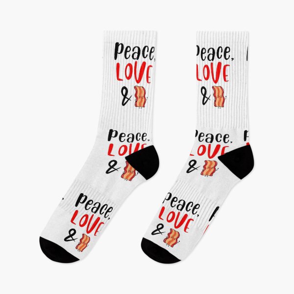 Item preview, Peace Love and Bacon, Willow Days designed and sold by avit1.