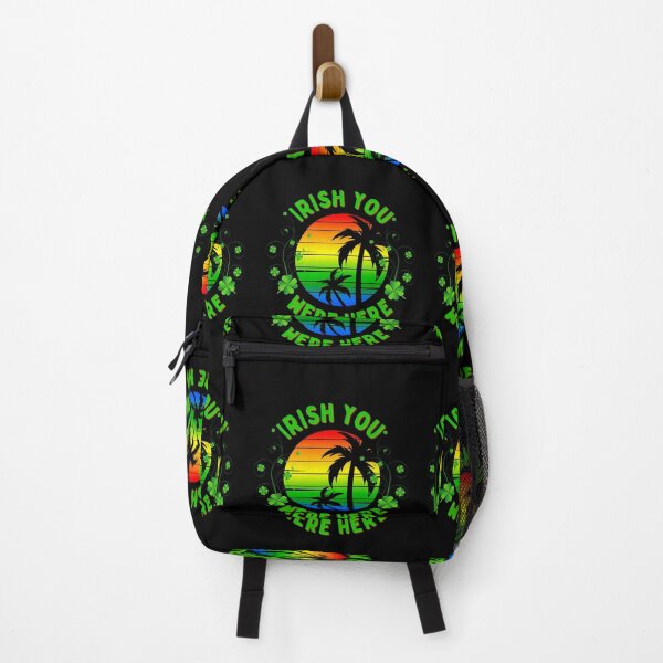 Item preview, IRISH YOU WERE HERE - Tropical Vintage Sunset, Irish Lifestyle, designed and sold by Sun Sand & Sea Art.