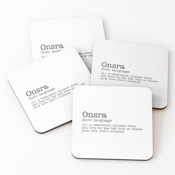 Item preview, Onsra - Boro language - Beautiful Word Definition - Typewriter  designed and sold by Zooone.