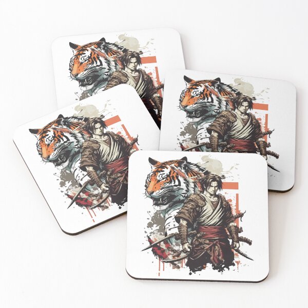 Item preview, Samurai and the tiger - The perfect union between strength and grace designed and sold by Melcu.