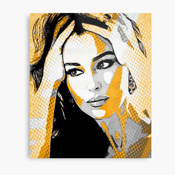 Italian Actress Metal Print