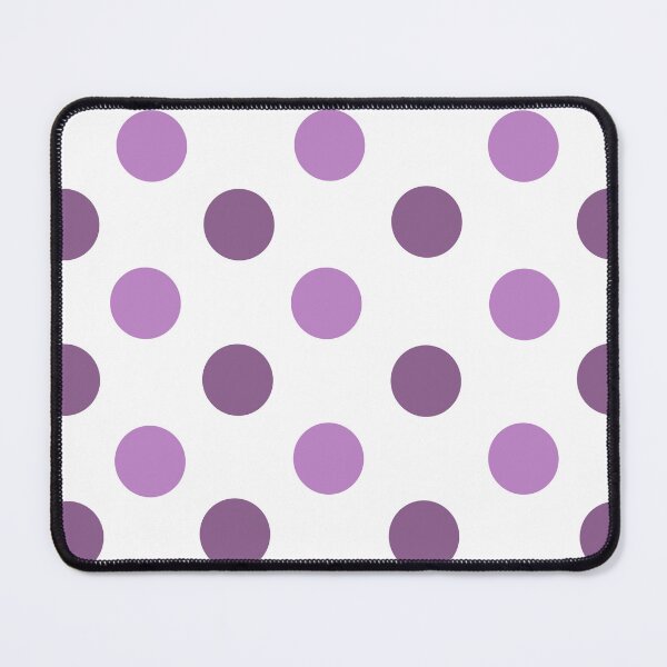 Item preview, Violet White polka dot color pattern  designed and sold by khulisara246.