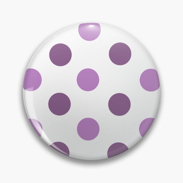 Item preview, Violet White polka dot color pattern  designed and sold by khulisara246.