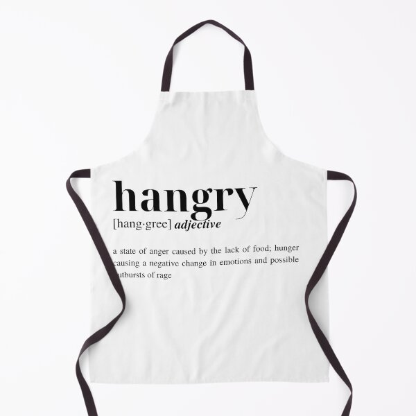Item preview, Hangry Definition: Funny Foodie Typography Art designed and sold by Torii Studio.