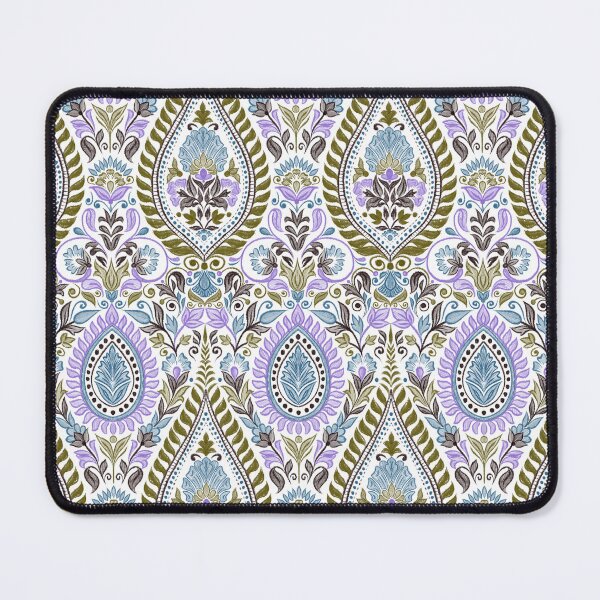 Item preview, Garden Flowers and Paisley Patterns -  White Background designed and sold by SemDesigns1.