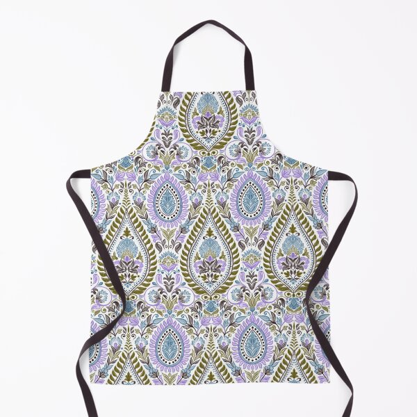 Item preview, Garden Flowers and Paisley Patterns - White Background designed and sold by SemDesigns1.