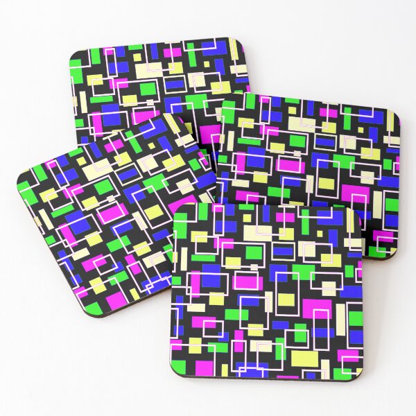 Item preview, 80s Inspired Rectangles designed and sold by TotallyRetroArt.