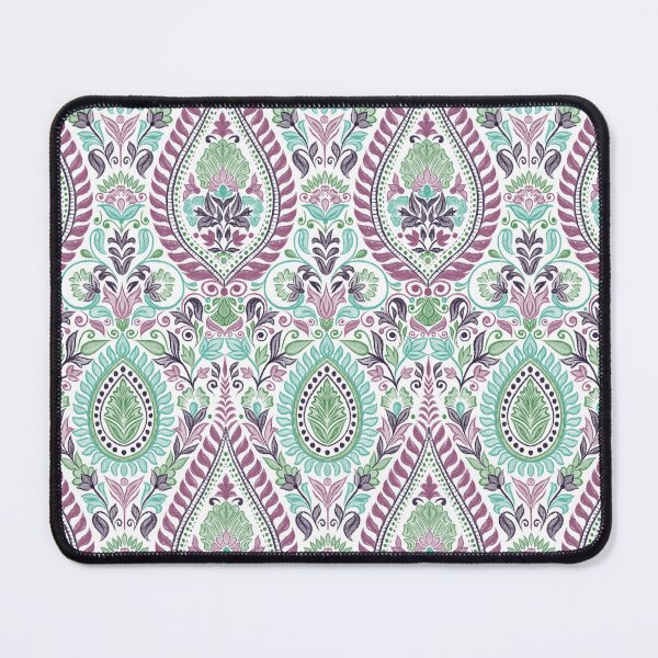 Item preview, Garden Flowers and Paisley Patterns - White Background designed and sold by SemDesigns1.