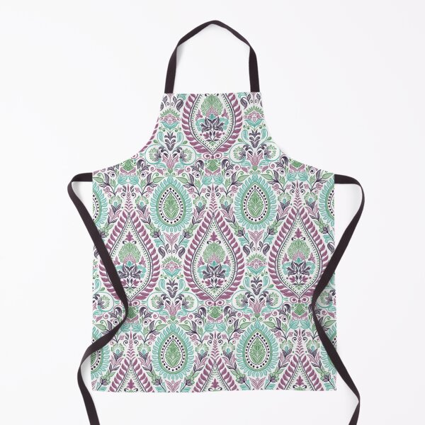 Item preview, Garden Flowers and Paisley Patterns - White Background designed and sold by SemDesigns1.
