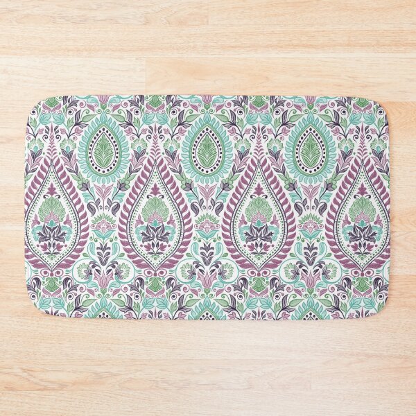 Item preview, Garden Flowers and Paisley Patterns - White Background designed and sold by SemDesigns1.