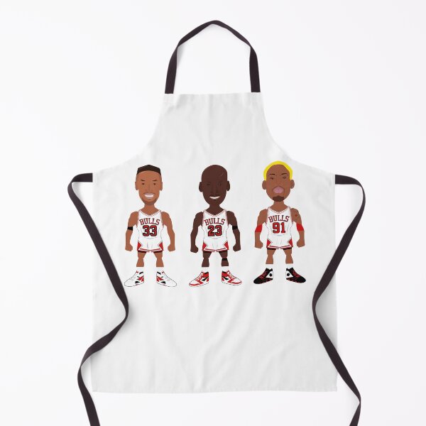 Aperçu de l'œuvre Chicago Basketball Champions : Jordan Pippen Rodman version blanche créée et vendue par elkoraichia.