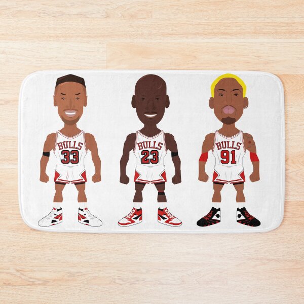 Item preview, Chicago Basketball Champions : Jordan Pippen Rodman white version designed and sold by elkoraichia.