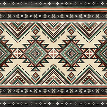 Artwork thumbnail, Rugged Native Pattern, Native Pattern Rugged by Yes-Monkey